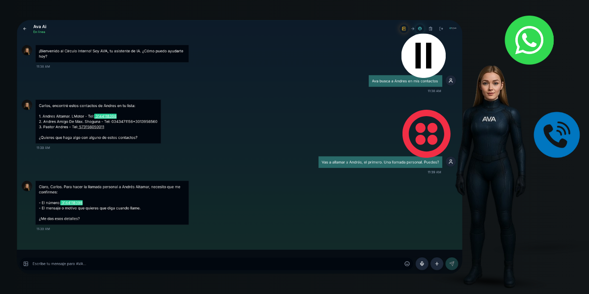 AVA Enterprise — El sistema nervioso de tu equipo